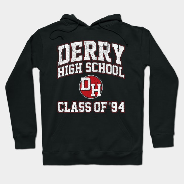 Derry High School Class of 94 (Variant) Hoodie by huckblade